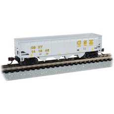 바흐만 트레인 40피트 쿼드 호퍼 CSX 4946 그레이 옐로우 N 스케일