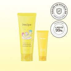 [콜라보] 아이레시피 모공 피지 세라마이드 유자 약산성 클렌징 폼 150ml+30ml, 없음