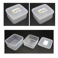 나카야 두부보관용기 (T), 3개