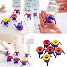 알뜰캡 6P 샴푸 린스 바디워시 화장품 남은 양 끝까지 사용하는 뚜껑, 1개, No.01 거꾸로 알뜰캡 6P