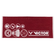 VICTOR 運動毛巾 C-4159, 紅色 D, 1個