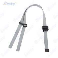 嬰兒手推車靠背調整帶 尼龍加厚扣具 無級傘車配件 通用安全帶防滑, 黃色,2.0*130cm 調整帶, 1個