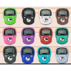 小邑的家 迷你LED手指計數器 帶燈念佛計數器 SXH5136, 11號蘋果綠, 1個