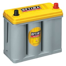 OPTIMA歐帝瑪 汽車電池 B24L黃 皮卡車用電池 工程機械用電池 渦捲式結構 深循環電池, 1個, 1個