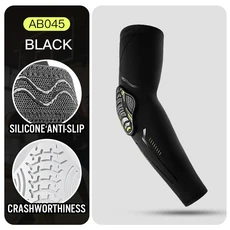 GOBYGO-탄성 농구 팔꿈치 패드 1 개 팔 슬리브 충돌 방지 벌집 모양 지지 보호대 가드 스포츠 안전