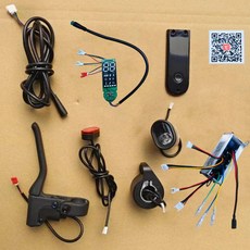 36V350W17A 전기 스쿠터 범용 컨트롤러 디스플레이 화면APP 포함 MAX G30 스쿠터 모터 범용 제어 메인보드용, [03] XFYMax-APP 8Pcs set, 1개