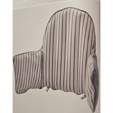 이케아 안틸로프 등받이쿠션+커버 블루/화이트 스트라이프 90598189