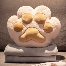 하우바이몰 고양이 발바닥 인형 애착 베개 귀여운 쿠션
