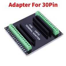 32 개발 보드 와이파이 블루투스 초저전력 소비 듀얼 코어 32S WROOM 32D 32U, 1) Adapter For 30Pin, 1) Adapter For 30Pin