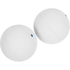 Alipis 스쿼시볼 스쿼시공 2pcs 고무 스쿼시 트레이닝 볼 손과 눈의 협응력 실내 및 실외 반응 장비용 싱글 닷 초보자 연습, Alipis 스쿼시볼 스쿼시공 2pcs 고무 스쿼시 트