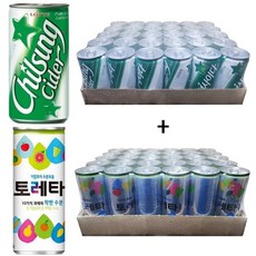 칠성사이다 190ml(30캔) + 토레타 240ml(30캔) 60캔, 60개, 190ml