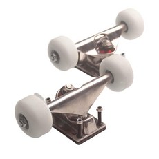 스케이트보드 휠 및 트럭 5" 스케이트보드 트럭 스케이트보드 하드웨어, 하얀색, 금속, 1개