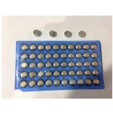 LR44 AG13 鈕扣電池 50入 盤裝 適用多種電子設備, 1個, 一顆1元盒裝, 1
