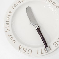 까르투하 커트러리 블랙우드 라귀올 버터나이프 양식기, 디너스푼, 1개