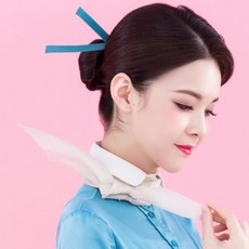 호텔리어 유니폼 스카프 은행원 사무직 여성 정장 스카프