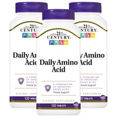 21St Century 每日胺基酸補充錠, 120顆, 3罐
