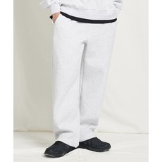 게인스보로 GAINSBORO 소프트 코튼 플리스 팬츠 화이트멜란지