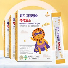 Onnatural 兒童穀物酵素保健粉, 30條, 1盒, 詳見商品包裝或請洽境外廠商