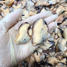 국산 손질 깐 홍합 생물 홍합살, 3개, 300g