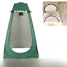 휴대용 야외 낚시 텐트 빠른 설치 보온 프라이버시 탈의실 목욕 쉼터 가정용 캠핑 장비 자외선 차단, 1.5미터 양창 은박 코팅 우체국 그린