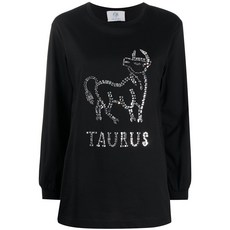알베르타페레티 타우루스 크리스털 장식 스웨터