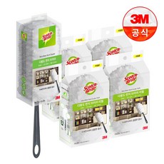 [3M]뉴 다용도 먼지떨이/브러쉬 핸들 + 리필 10입, 1세트, 화이트