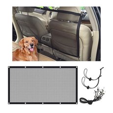 조이코트 자동차 개 방충망 보호 펜스 네트 뒷좌석 메시 애완동물 신축성 장애물 디바이더 대부분의 트럭 SUV를 위한 조정 가능한 안전 메시(, 23 23
