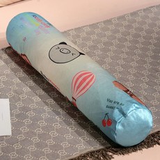 바디필로우 여름 시원한 전신쿠션 안는인형 롱쿠션 수면베개 허그쿠션 침대쿠션 대형베개 숙면쿠션 인형 인테리어 귀여운 캐릭터쿠션 애니 모찌 베개 나혼산, 19_아이스 실크 시트 블루