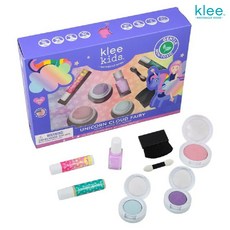 【美國Klee Kids】童話精靈玩美兒童彩妝組 礦物性彩妝 生日禮物 交換禮物 化妝舞會 眼影 腮紅 口紅 指甲油, 1個