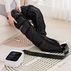 닥터웰 프리웰 무선 6구 다리 종아리 허벅지 공기압 마사지기, DR-5033, 블랙