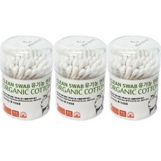 풍성 국산 항균면봉(원형) 100P /무형광/순면면봉/, 100개입, 3개