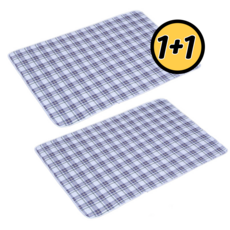 소소공감 환자용 어르신 케어 프리미엄 논슬립 방수 패드 매트, 편안한 블루