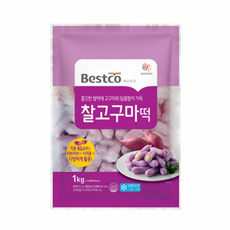 베스트코 찰고구마떡, 3개, 1kg