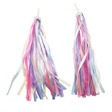 자전거 핸들그립 1 쌍 고무 핸들 바 그립 미끄럼 방지 방수 세발 스쿠터, Pink