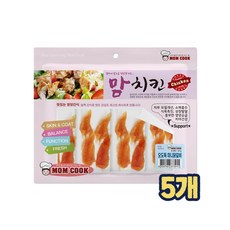 맘쿡(맘치킨) 오도독 닭갈비 x 5개 애견간식 사사미간식, 오도독닭갈비, 300g