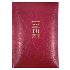 ARTEMIS 10년 다이어리 DP10, 레드, 1개