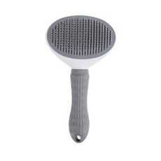 寵物毛梳 貓狗通用梳毛器, 1個, 灰色款