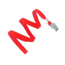 康遠 識別證掛繩 10條裝 金屬夾子 耐用不易斷裂, 红色10條/包(超取勿超過1200條), 1個