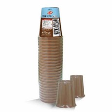 캠핑컵 커피색 190ml 25p 커피플라스틱컵 자판기용컵 pre+293Hv, 1개, 1개