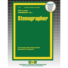(영문도서) Stenographer Paperback, National Learning Corp, English, 9781799307662