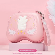 QTR 手把收納包 支援 SwitchPRO手把 PS5手把 PS4手把 XBOX手把 通用各式手把 手把收納包, 1個, 新品現貨)星翼物語_送手把搖桿帽*2顆, 黃色