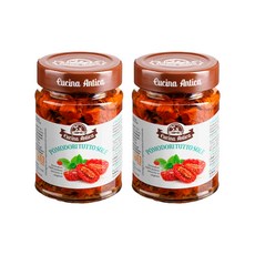 메뉴 쿠치나안티카 투토솔 선드라이 200g X 2병 토마토절임, 2개