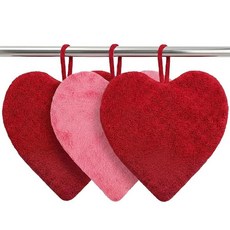 Breling 부활절 핸드 타월 3개 기독교 하트 성경 구절 걸이식 욕실용 흡수성 부드러운 장식 접시 천 주방 건조 청소용 198377