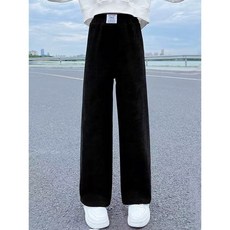 新款可愛童裝 女童長褲 女童闊腿褲春秋2025新款兒童秋裝白色褲子中大童寬鬆直筒長褲秋季