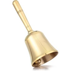 Homelavie 슈퍼 로우드 솔리드 브라스 소형 손 벨 웨딩용 시니어 침대 옆 교사용 교실 저녁 식사 티베트 명상 S, Medium, Medium