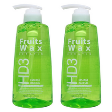 과일나라 후르츠왁스 케라틴 에센스 헤어젤, 2개, 500g