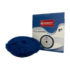 SCARCITY 5吋羊毛拋光墊 不留印 快速拋光打磨 耐用性高, LS-1寶石藍 (粗)