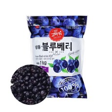손씨푸드 프리미엄 냉동 블루베리, 1세트, 1kg