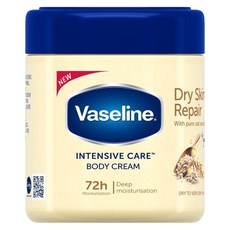 Vaseline 凡士林深層滋潤燕麥修護乳霜，72小時長效保濕，乾燥肌膚適用, 400ml, 1個