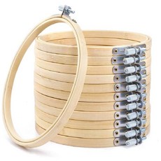 osshop 십자수틀 대나무 원형 수틀 20cm 10개